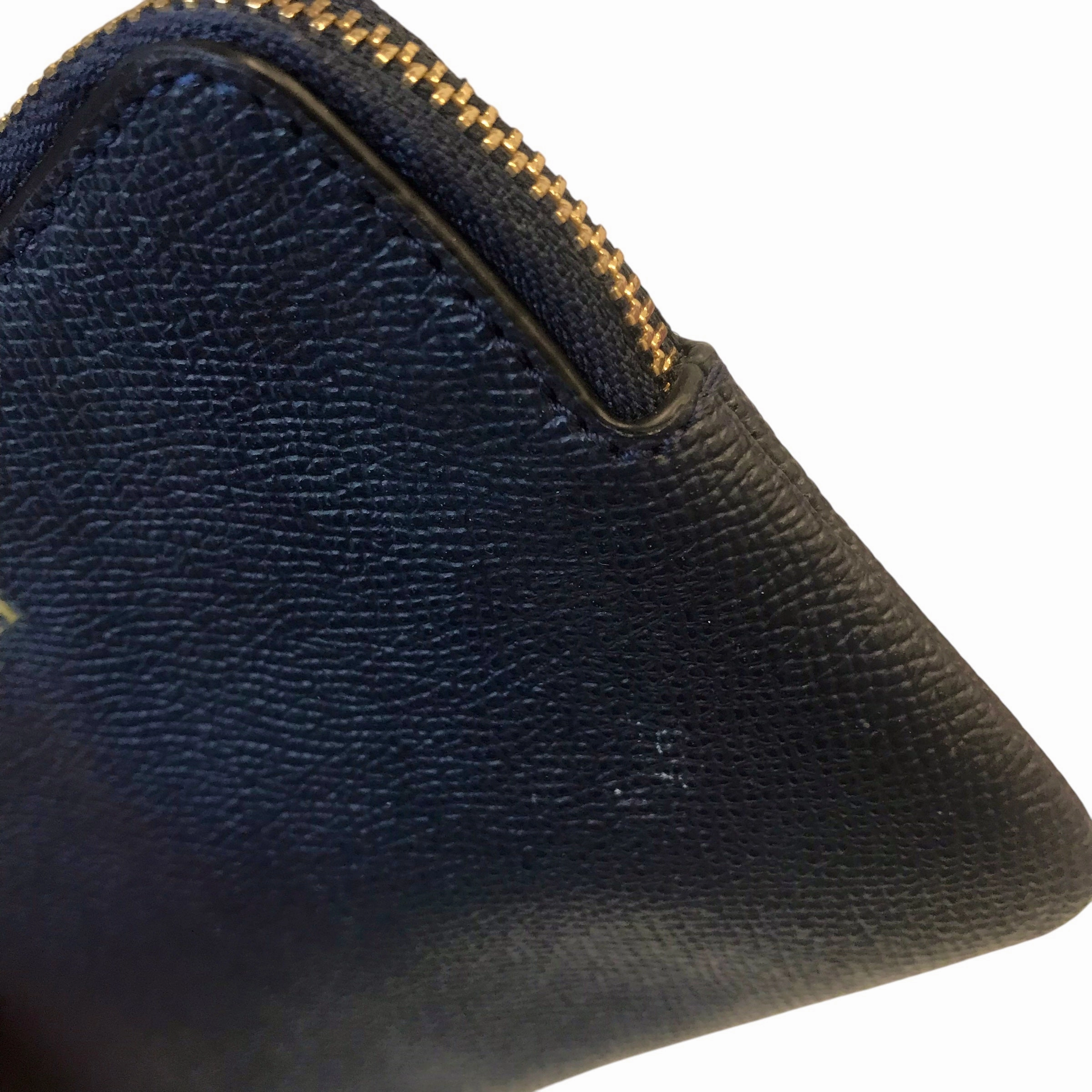 Wristlet Designer By Coach In Navy, Size:Small