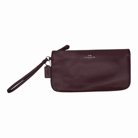 Wristlet Designer By Coach In Red, Size:Large