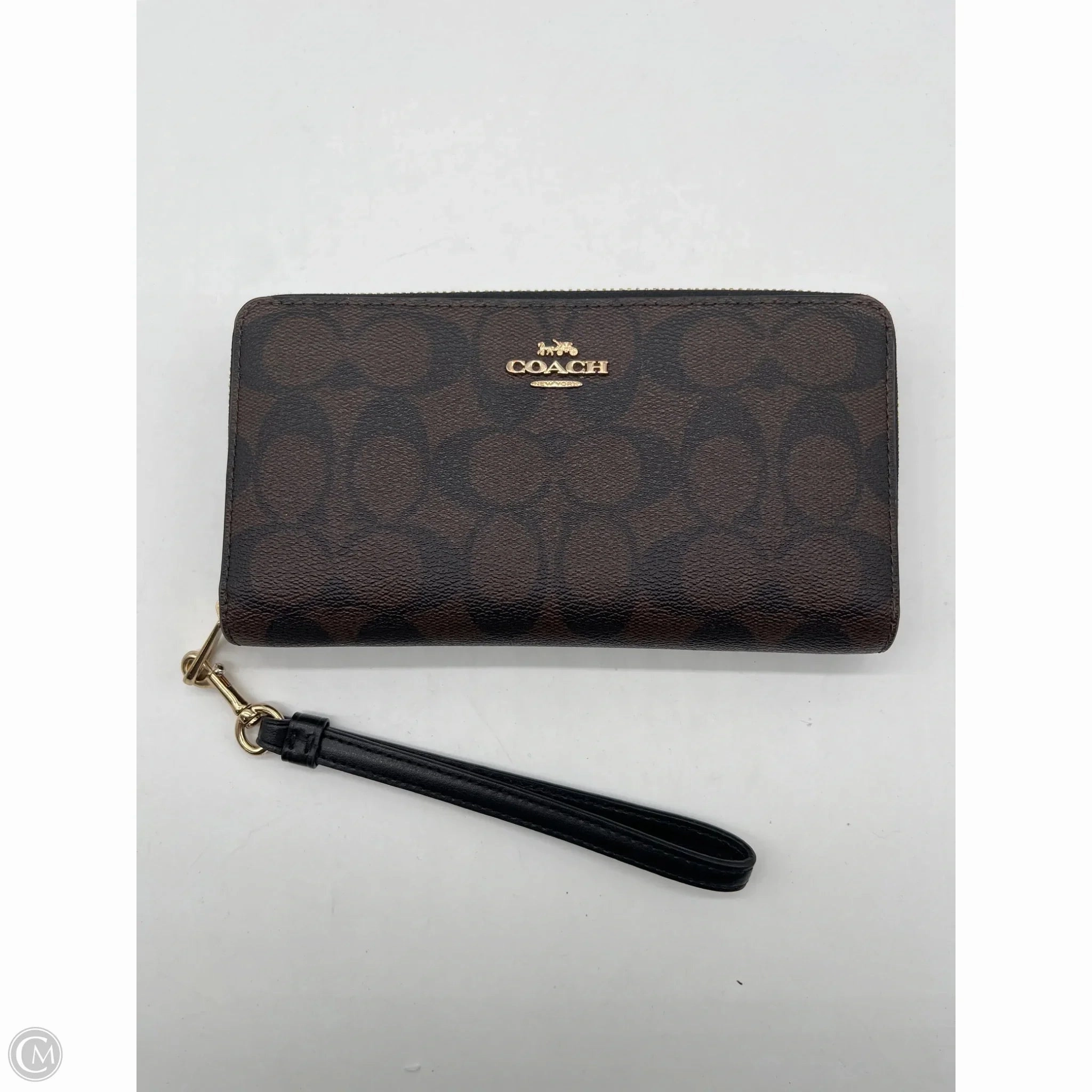 Wristlet Designer By Coach, Size: Large