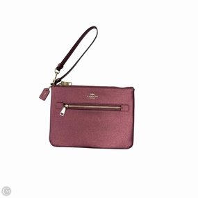 Wristlet Designer By Coach, Size: Large
