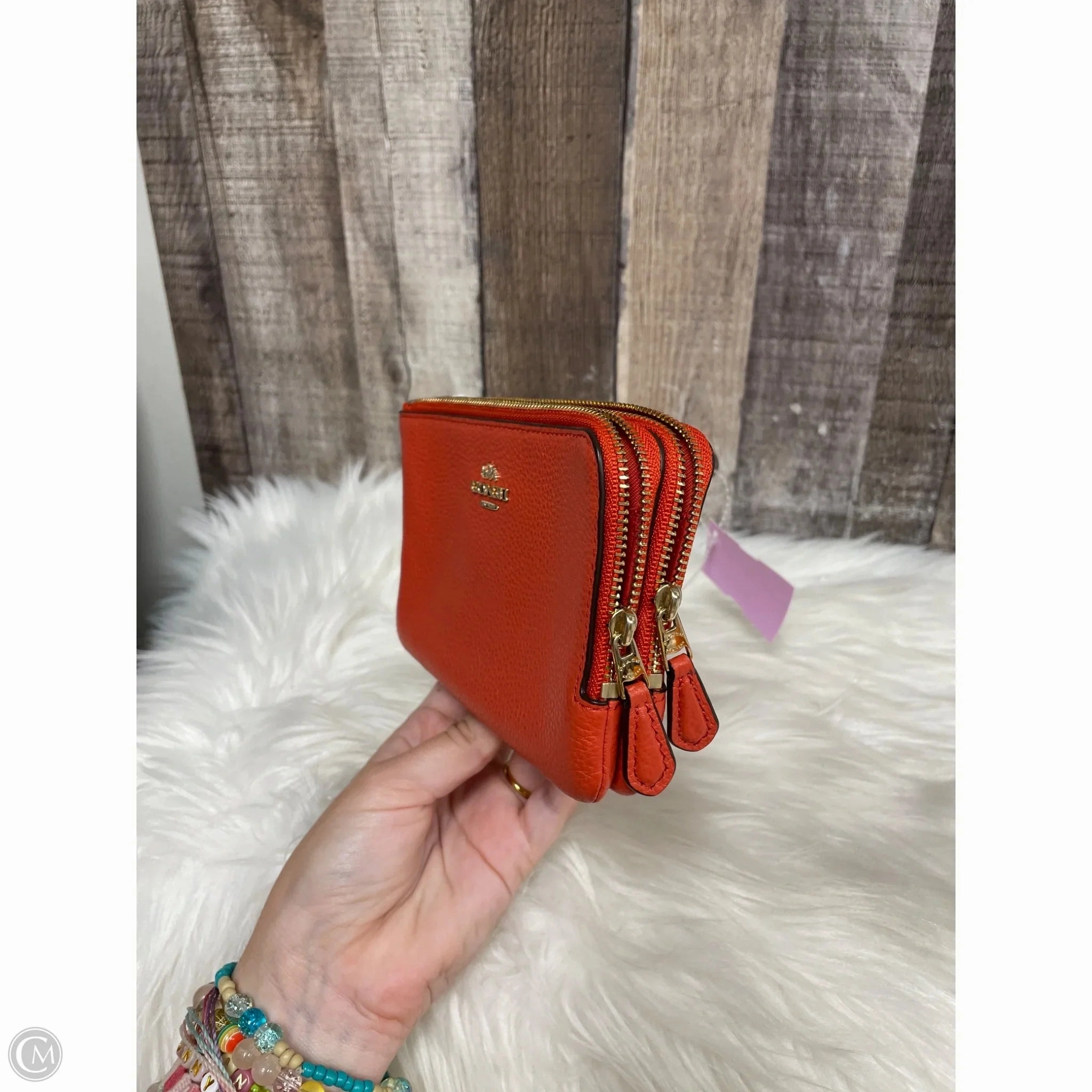 Wristlet Designer By Coach, Size: Small