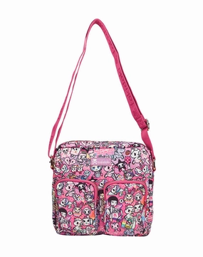 Y2Kawaii Double Pocket Crossbody